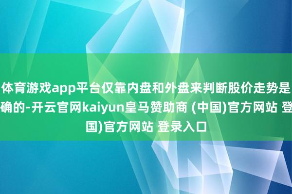 体育游戏app平台仅靠内盘和外盘来判断股价走势是不够准确的-开云官网kaiyun皇马赞助商 (中国)官方网站 登录入口